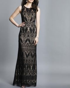 Dave and johnny black nude lace size 7/8